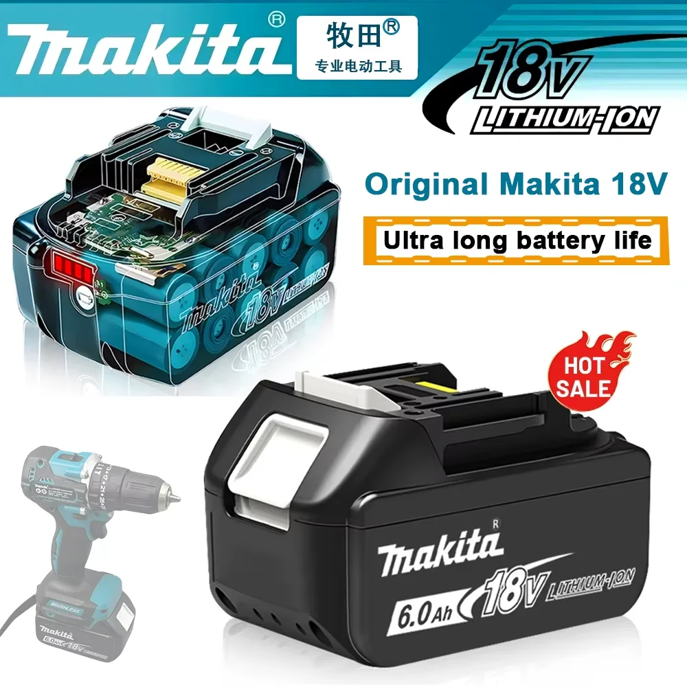 

18V lithium battery Original Makita , replace Makita 18V power tool rechargeable battery BL1860 BL1850B BL1850 BL1840 BL1830