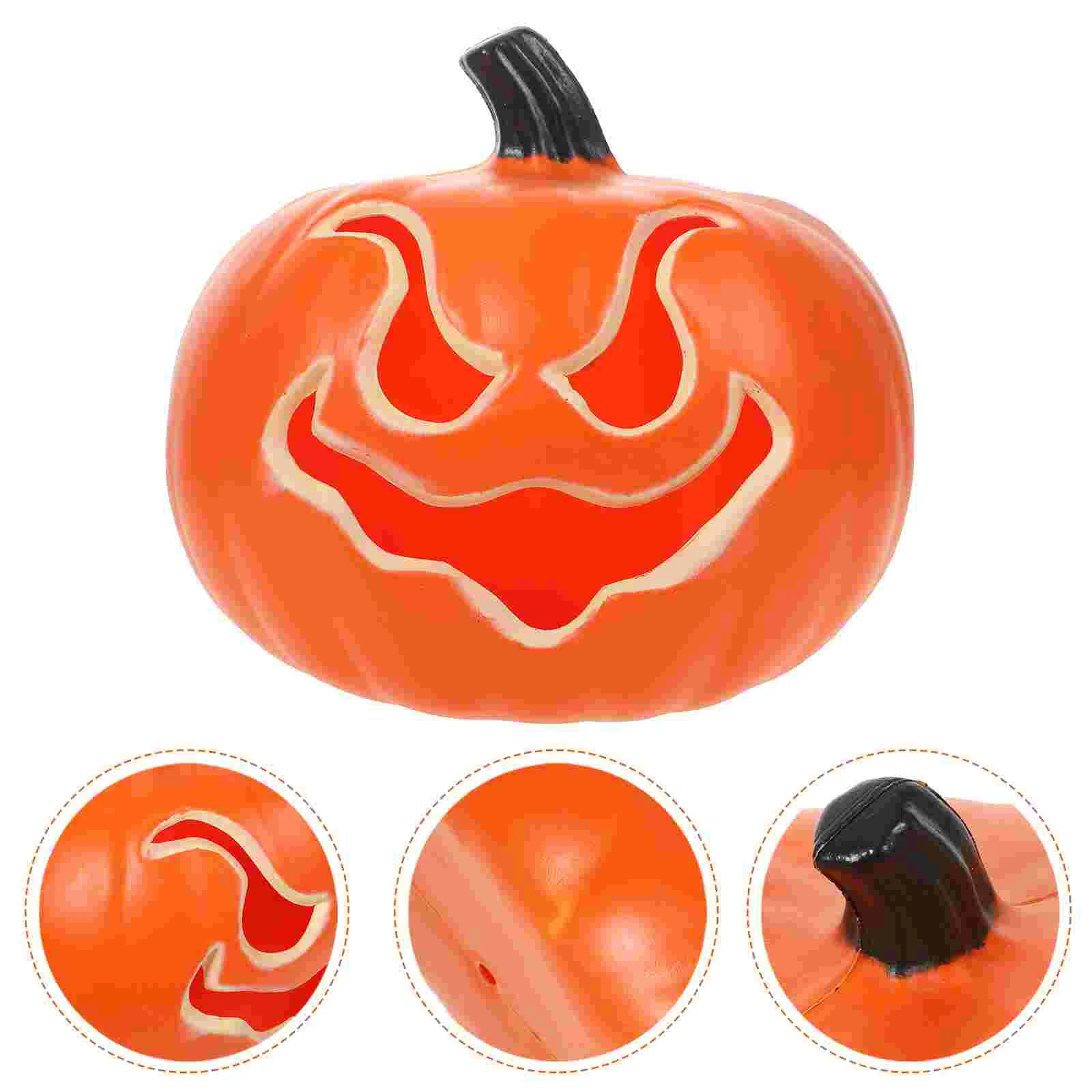 

Halloween Pumpkin Lantern Ornaments Atmosphere Decoration Decorations (9-inch White Melon) Home Fall