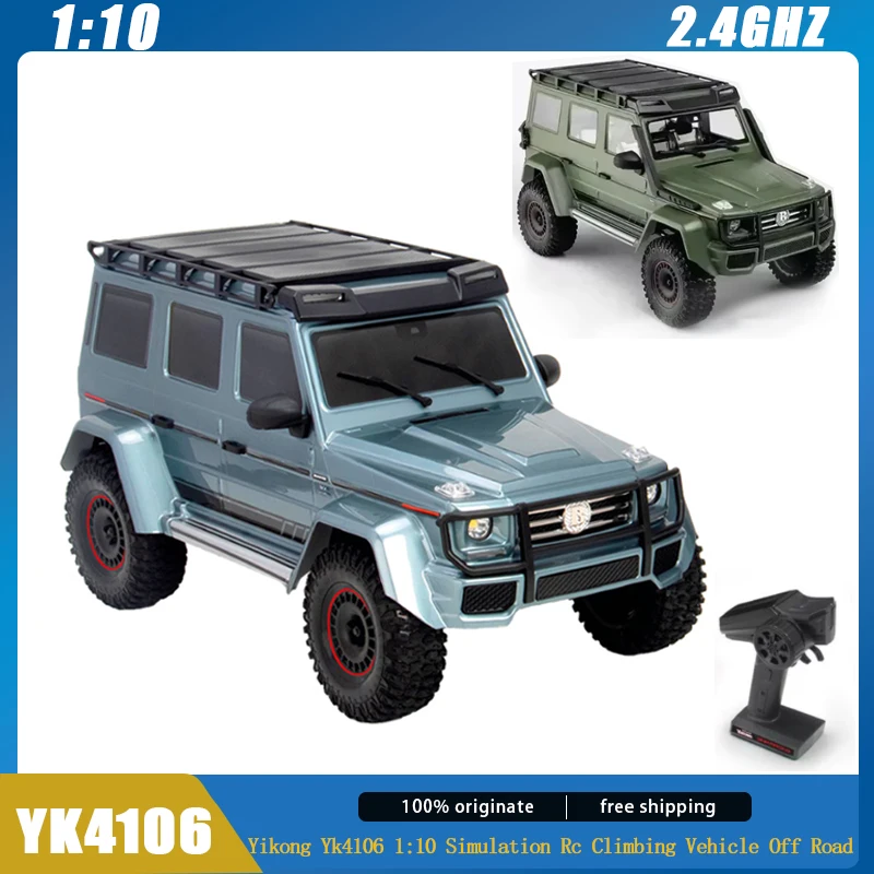 Yikong Yk4106 RC Car 1:10 Simulation Big G herdsman Rc Electric Climbing Vehicle Off Road Vehicle Remote Control Car Toys Gifts