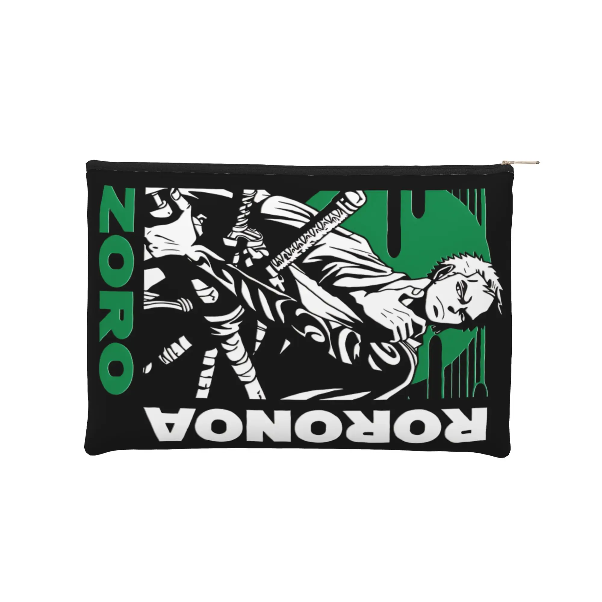 anime Lightweight Cute pouch One Piece Anime Zoro Makeup Bag  Toiletry Bag with Zipper Travel Cosmetic Pouch