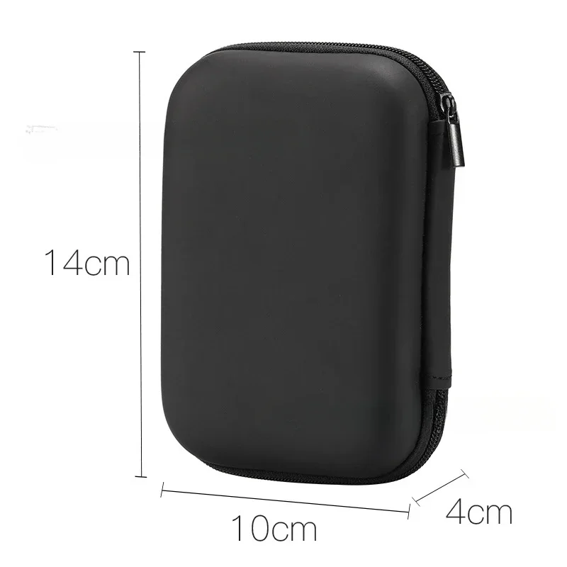 1pc Portable Waterproof Headphone Storage Bag, Data Cable Packing Cube, EVA Protective Case For Travel image 5