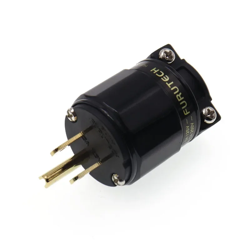 Hi-end Furutech FI-11 moc US wtyczka 24K pozłacane IEC złącze 15A/125V HiFi Adapter Audio