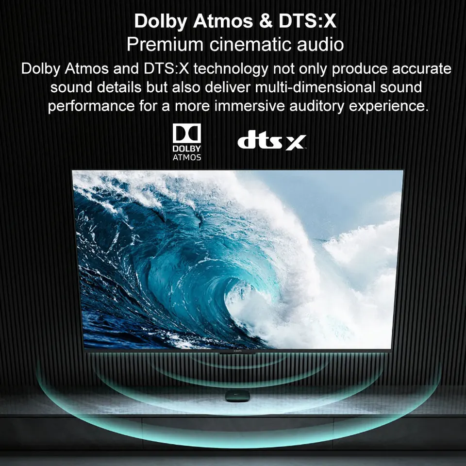Xiaomi TV Box S 3ra Gen, Reproductor Multimedia Android TV Box, 4K Ultra HD WIFI 6 Google TV, Dolby Vision HDR10+ Asistente de Google 5