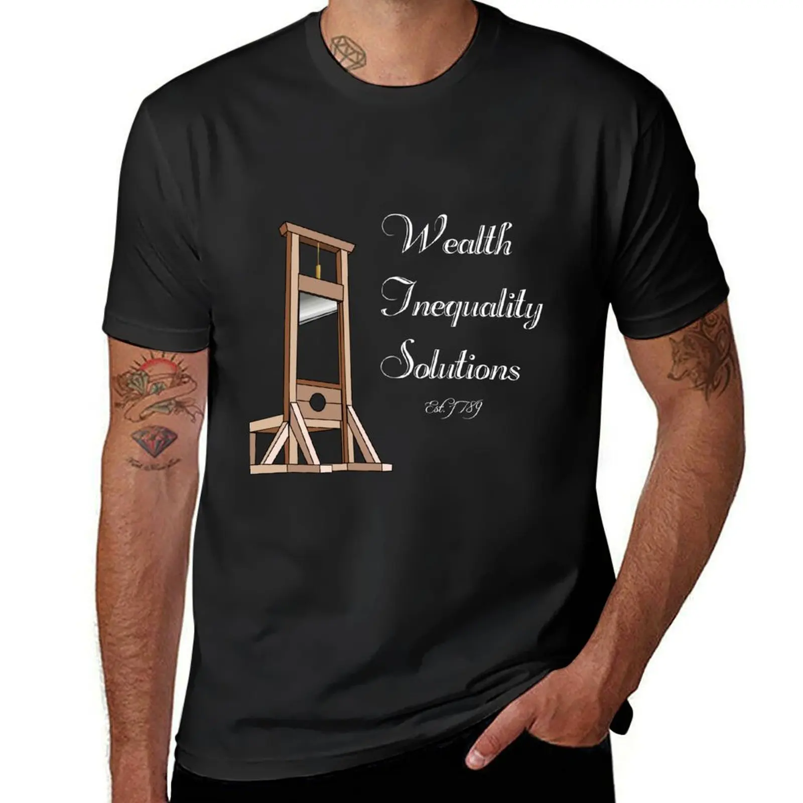 Wealth Inequality Solutions - dark T-Shirt Blouse tops Men's clothing