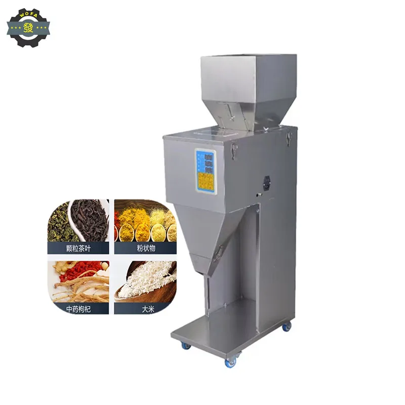 JH-999g Custom Quantitative Food Dispenser Coffee Bean Tea Bag Sachet Powder Rice Seed Grain Nuts Filler Packing Filling Machine