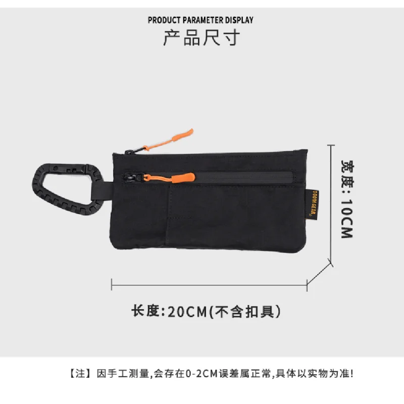 薄型機能的なスタイルの電話パスポートバッグジッパーウォレットポケットレターパッケージポーチペンホルダーハンドバッグ大容量バックル付き