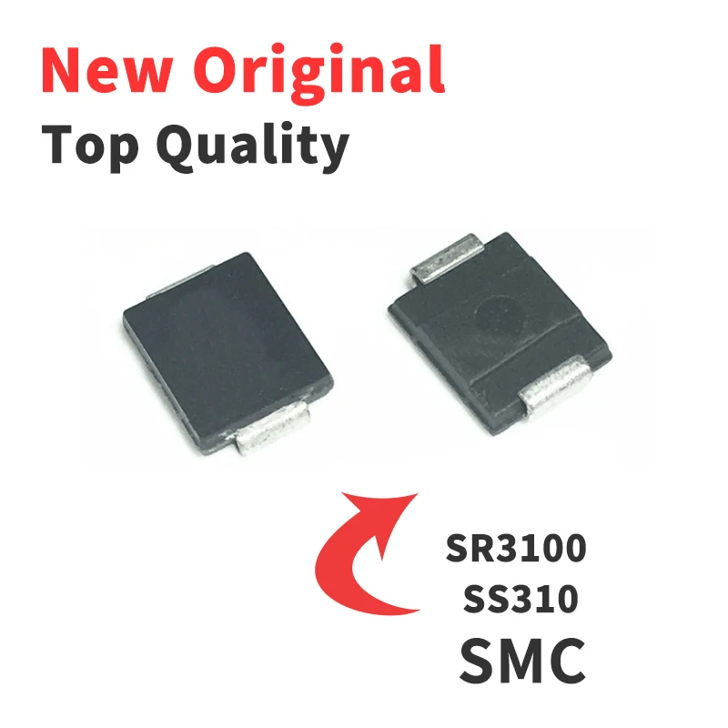 10 Pieces SR3100 SK310 SS310 3A 100V SS310C Chip IC New Original