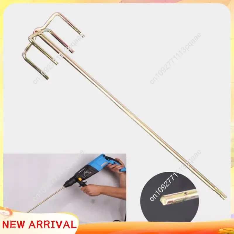 N84R خلاط الخرسانة عصا الاسمنت خلط قضيب خلاط الحفر الطلاء اثارة قضيب الجص هاون خلط مجداف 1 قطع دائم للغاية