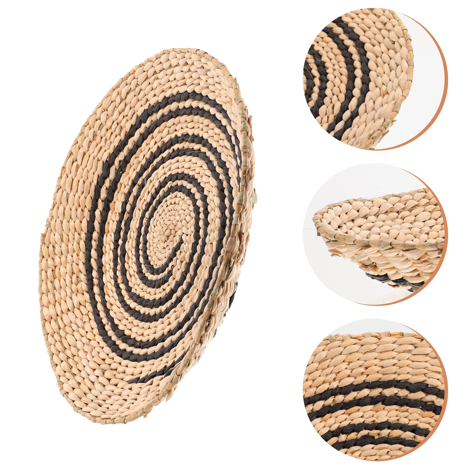 

Straw Wall Decoration Handmade to Weave Crafts Woven Basket Japanese Grass Pendant