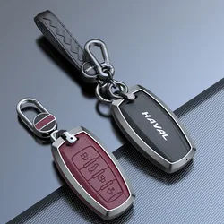Zinc Alloy Leather Car Key Case Cover for Great Wall Haval/Hover H1 H6 H7 H4 H9 F5 F7 H2S Car-covers Shell Accessories