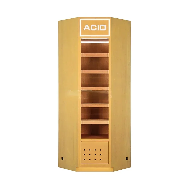 

Hot Sales Custom Unique Led Lighting Tobacco Display Cigar Wooden Furniture Smoke Commercial Showroom Cigar Shop Design