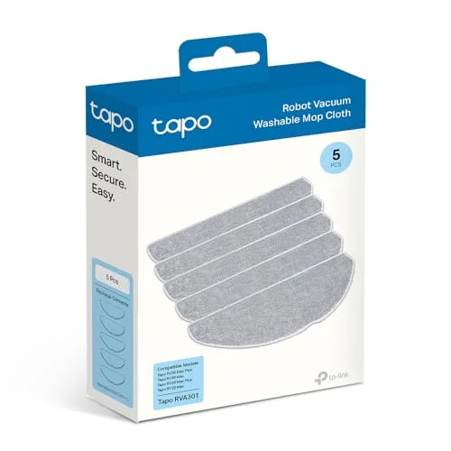 Original Tapo Washable Mop Cloth For RV30 Max Plus Gen 2/RV30 Max Plus/RV30 Max Plus/ RV30 Max/RV20 Max Plus/RV20 Max Plus