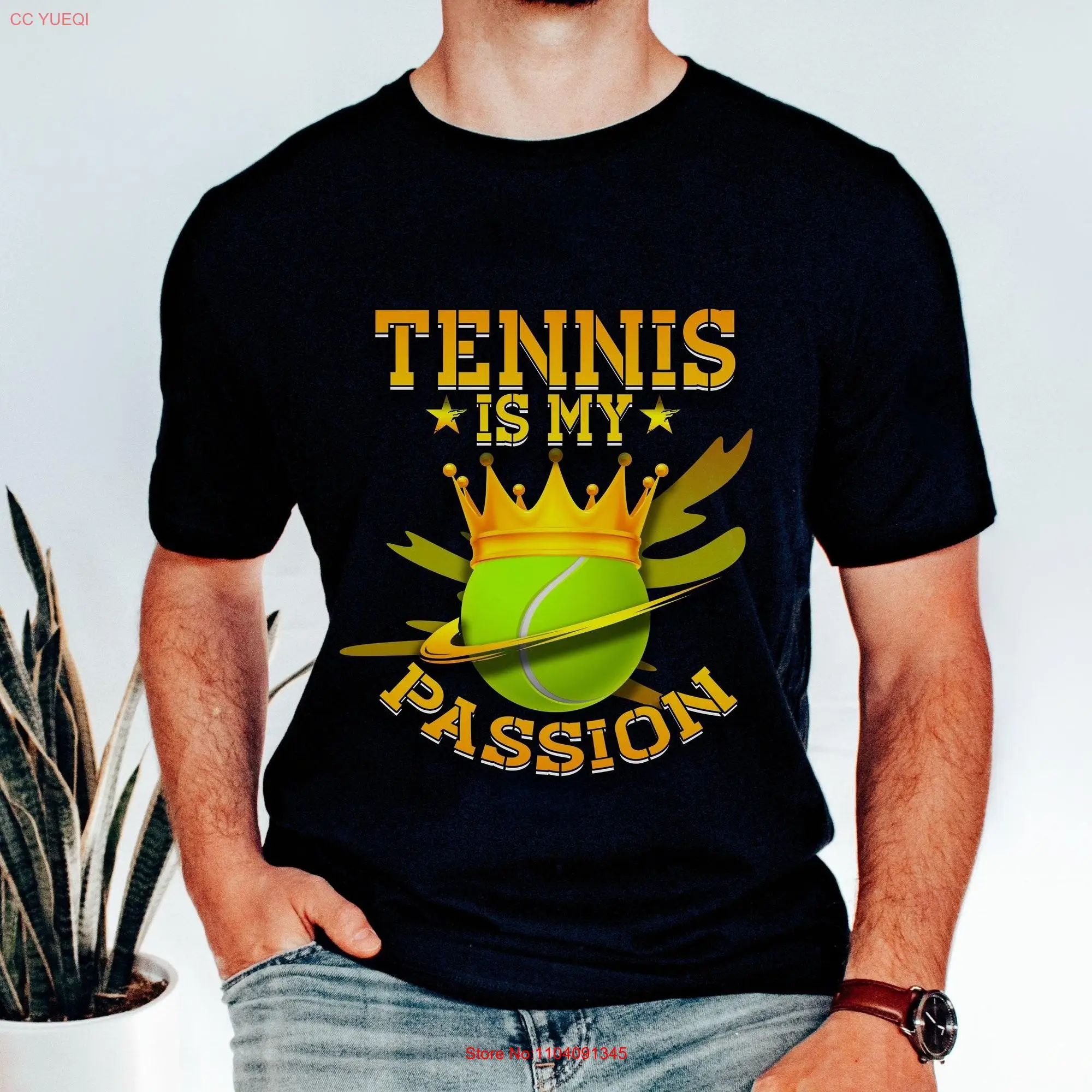 Tennis Is My Passion T shirt Crew Club Game Day long or short sleeves