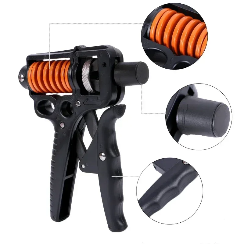 5-165kg Grip Training Finger Expander Hand Adjustable Hand Hand Trainer Strengtheners Grip for Items Strengthener