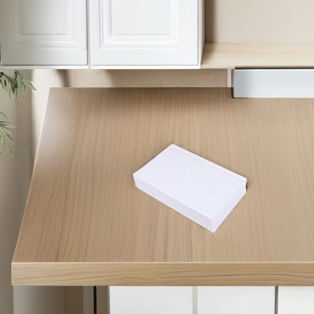 200 قطعة مؤشر حكم سطح الكتابة السلس خطوط أفقية واضحة المحمولة دراسة البطاقات التعليمية للملاحظات امتحان الإعدادية بطاقات فلاش فارغة #6