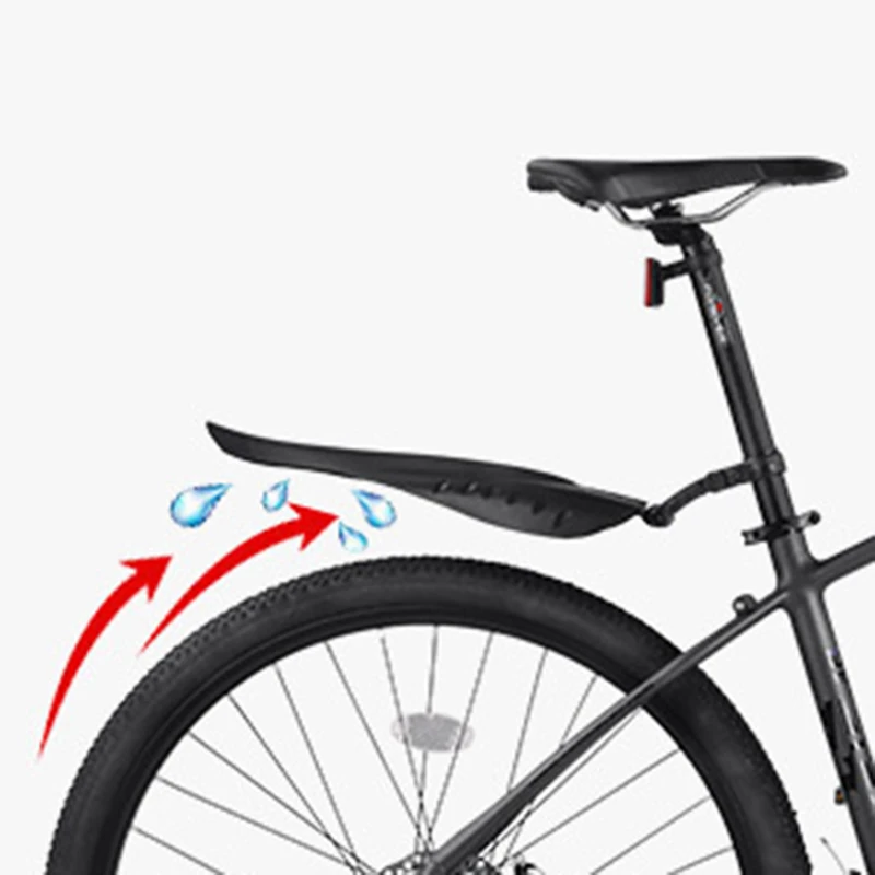 Black Bicycle Fenders Mountain Bike Mudguard Front Rear Tire Wheel Bike Guard Fender Quick Release Protector