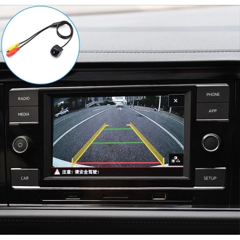 Car Camera AHD1080P Intelligent Dynamic Trajectory HD Night Vision 170 Angle Full-Color Waterproof and Anti-Howling