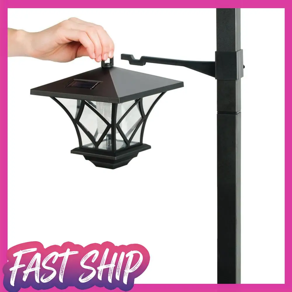 

2 в 1, солнечный светильник, 1,5 м, уличный столбчатый светильник, винтажные уличные фонари, декоративный торшер для передних и задних дверей