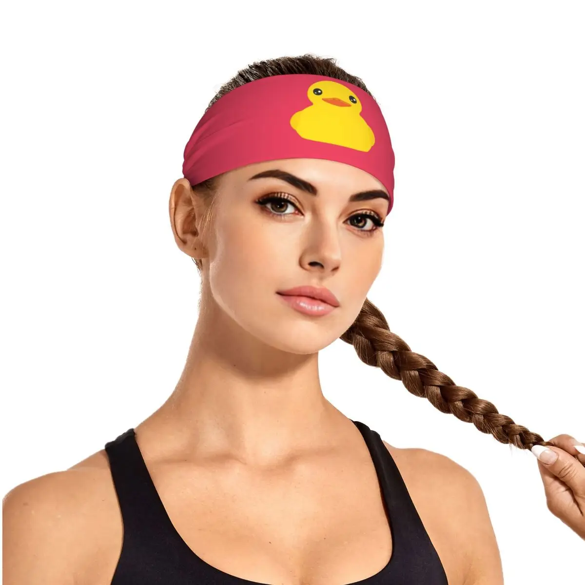 

Изготовленная на заказ желтая классическая резиновая повязка на пот для мужчин и женщин, впитывающая влагу спортивная повязка на повязку для тренажерного зала, йоги, бега