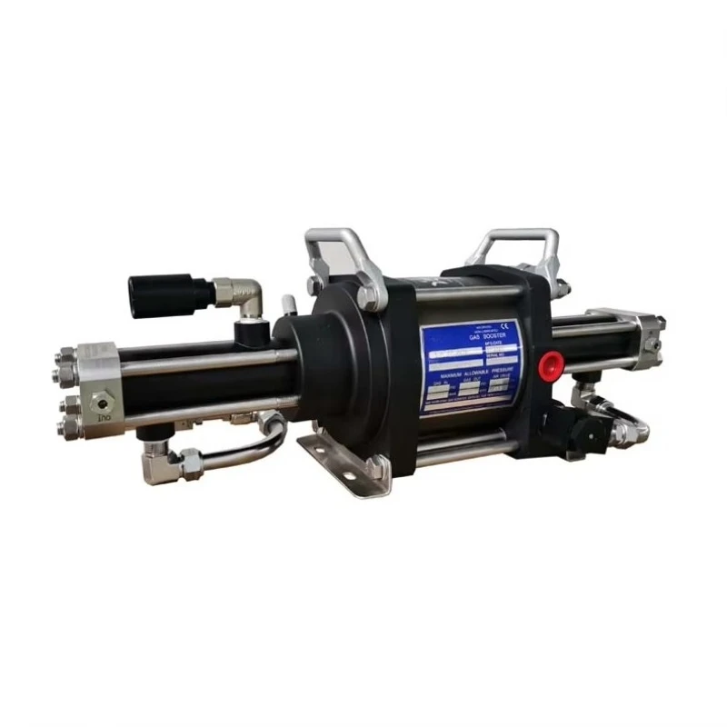 High pressure two-stage air-driven nitrogen/argon/helium test pump AGB06-1T-30/50 pneumatic drive gas booster
