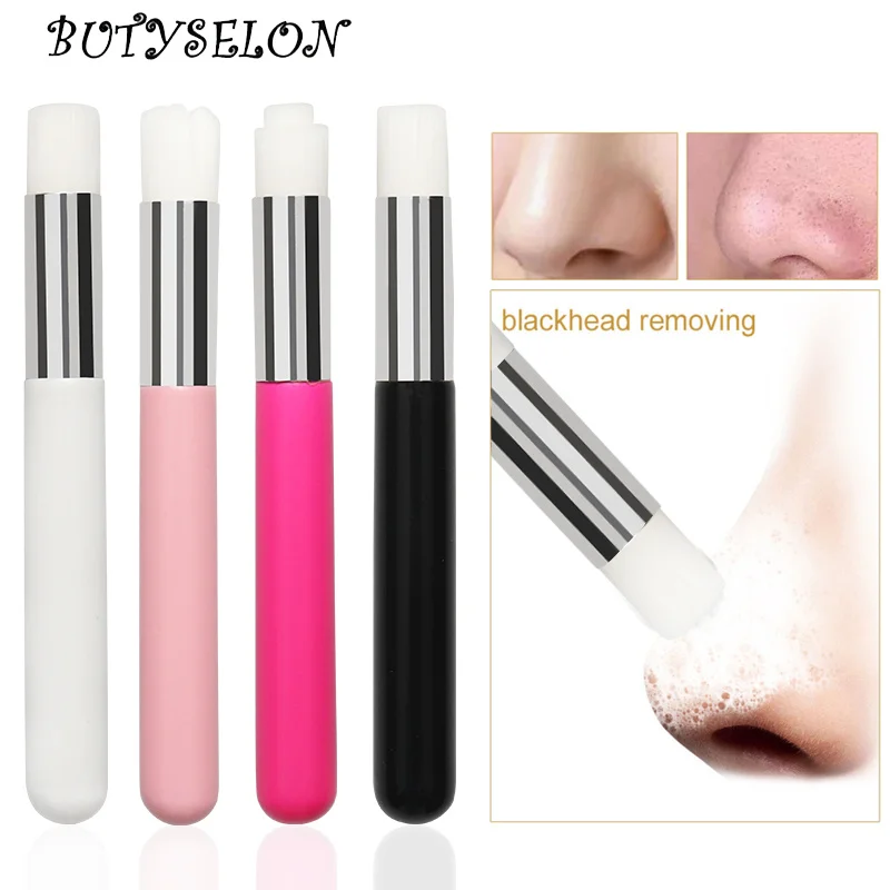 

1pcs Professional Peel Off Blackhead Nose Cleaning Skin Care Remover Tool Washing Makeup Brush Eyelash Wash Brush