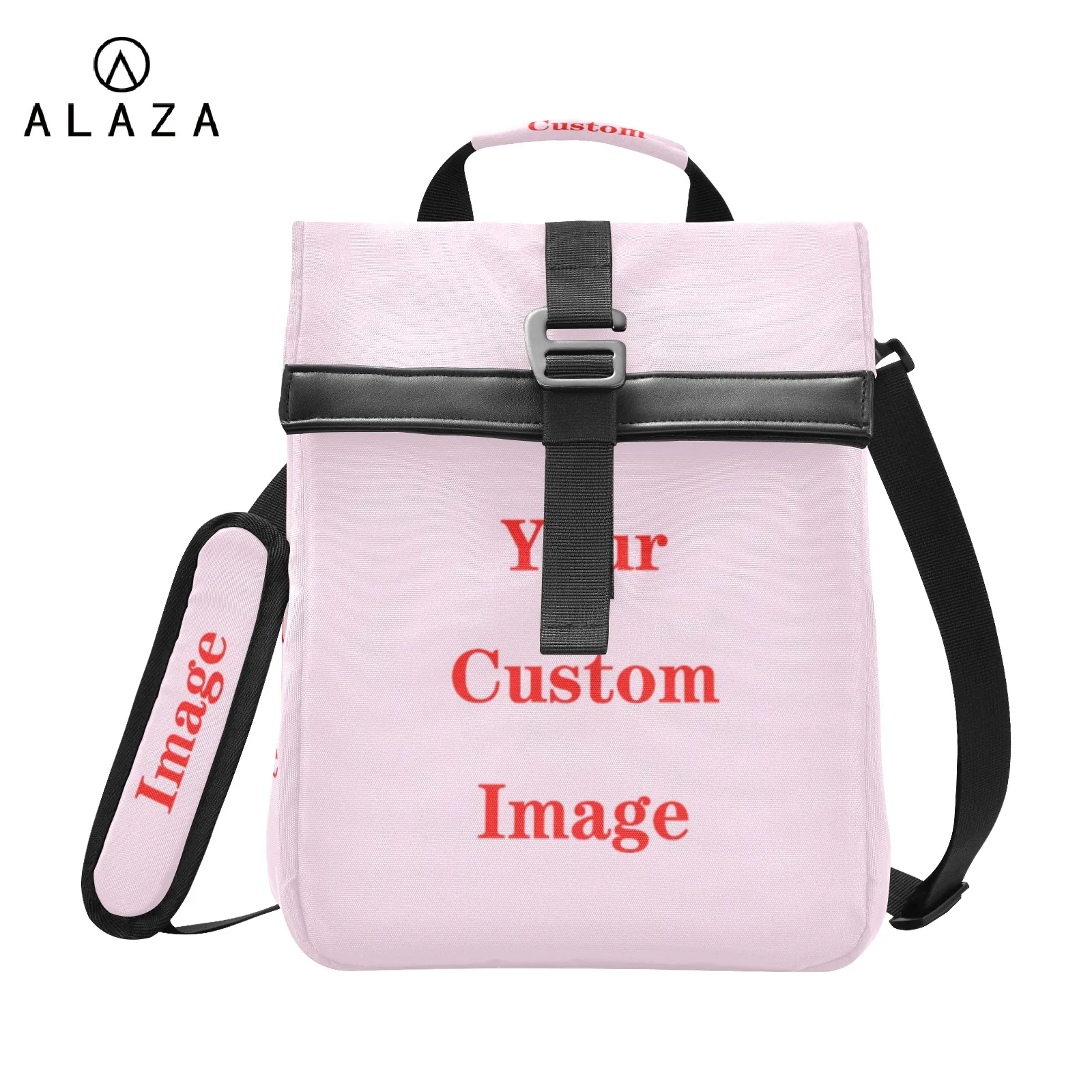 New Shoulder Lunch Bag office Food Refrigerated Bag Men and Women insulation Cover To keep warm Custom Image Cooler Bag handbag