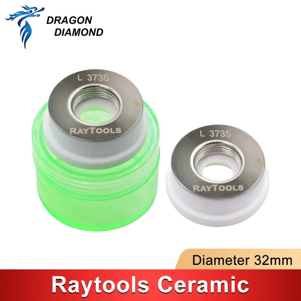 Original Made Raytools Ceramic Nozzle Holder Dia.32mm 120274100B D28 120515099A for Raytools Fiber Laser Cutting Head