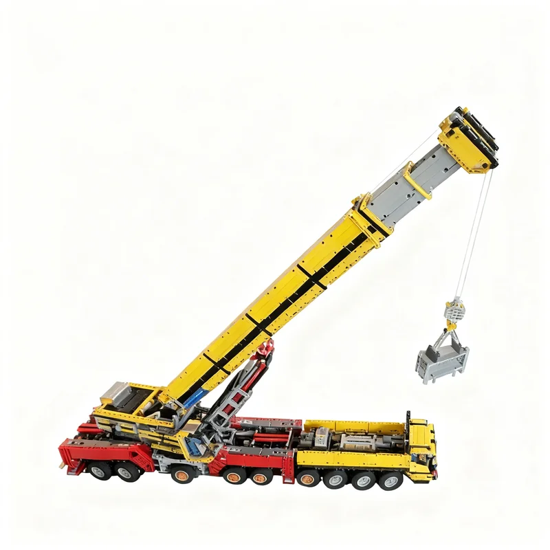 5829pcs MOC LTM Crane 3 - Designed Peteria Technical Model Building Blocks Christmas Gift Construction Toys Display 3D Idea