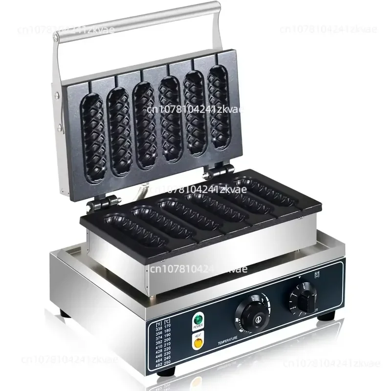 Commercial and Household Corn Dog Waffle Bar Maker Stainless Steel Hot Dog Waffle Maker