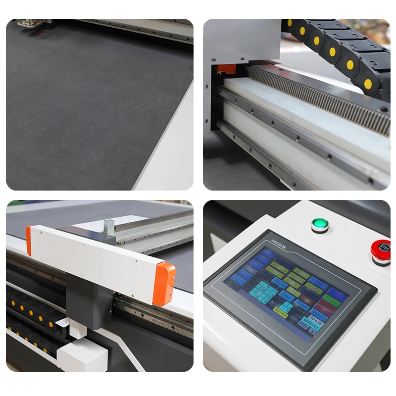 Tagliatrice per strati di tessuto per abbigliamento sportivo in materiale morbido ad alta efficienza per indumenti