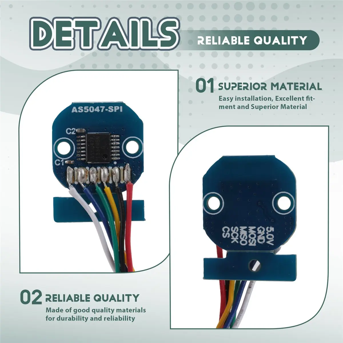 NEW DT85-AS5047P Encoder 14-Bit on- Magnetic Rotary Position Sensor for High Speed BLDC Induction Angle Measurement Sensor