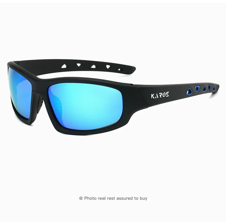 KAROS Klassische, modische, polarisierte Sonnenbrille für Damen und Herren, UV400, Outdoor, Angeln, Fahren – Detail 16