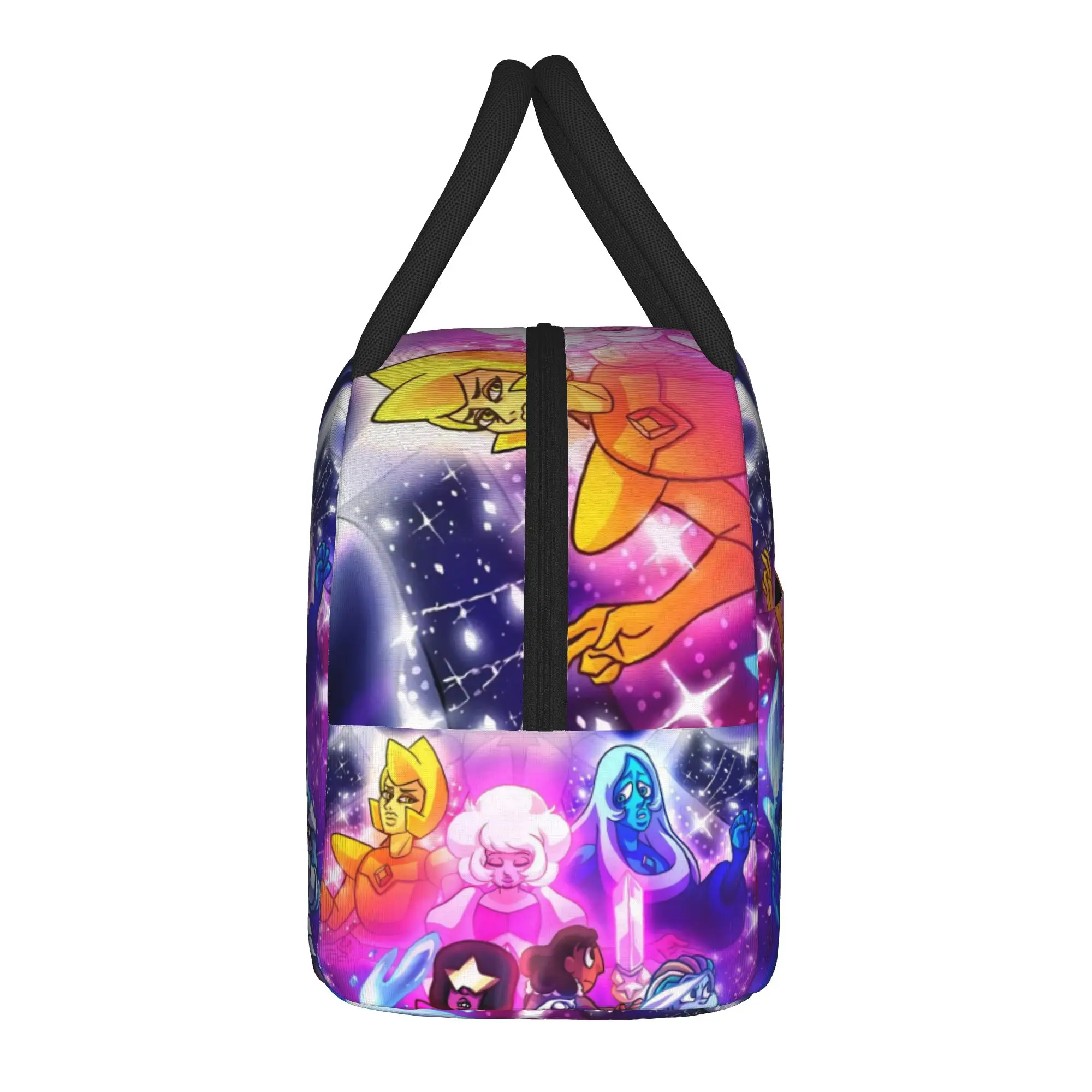 Crystal Gems Steven Universe  Lunch Bag For Child Lunch Box Fashion Outdoor Picnic Cooler Bag Waterproof Thermal Lunch Bags