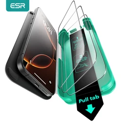ESR 9H+ Glass for iPhone 17 Pro Max/17 Pro Screen Protector Armorite Ultra-Tough Tempered Glass Film for iPhone 17 Series
