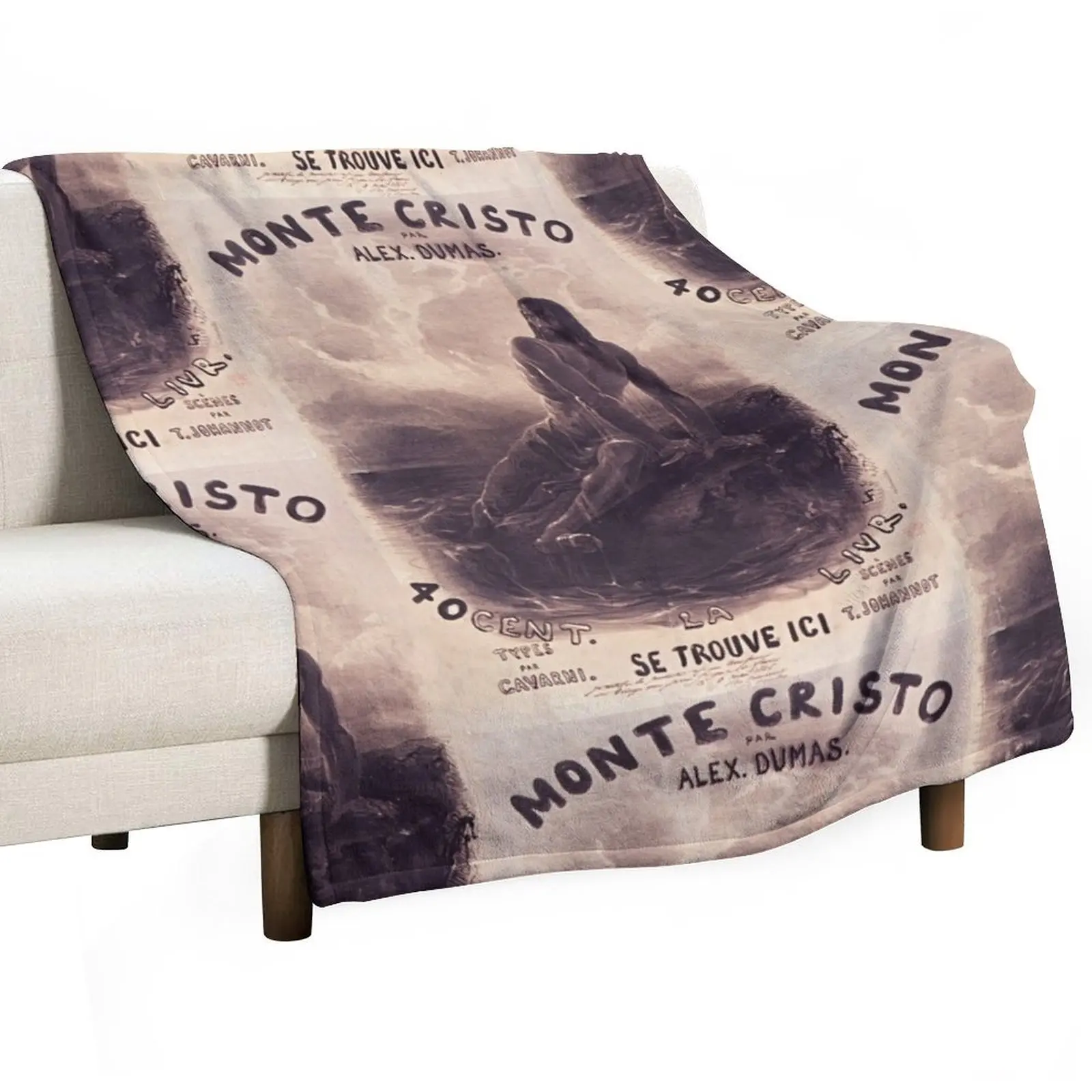 The Count of Monte Cristo Throw Blanket Sofas Weighted warm for winter Plush Travel Thermal Blankets