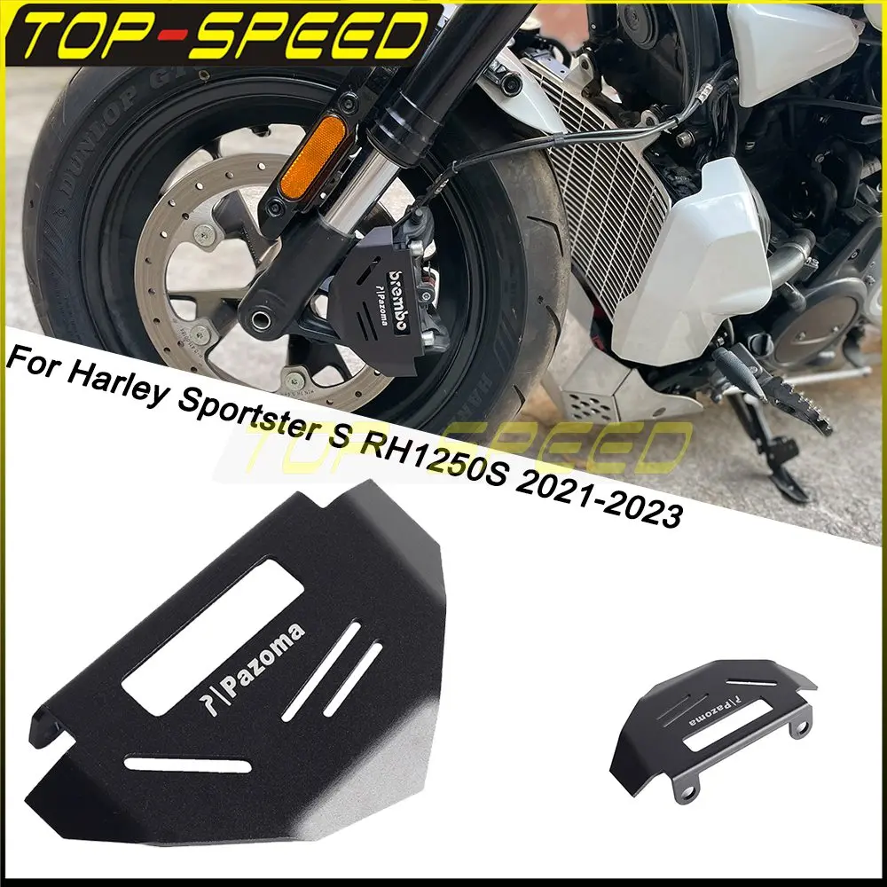 

RH1250S Black Motorcycle Accessories Rear Brake Caliper Cover Guard Protector For Harley Sportster S RH 1250 S RH1250S 2021-2023