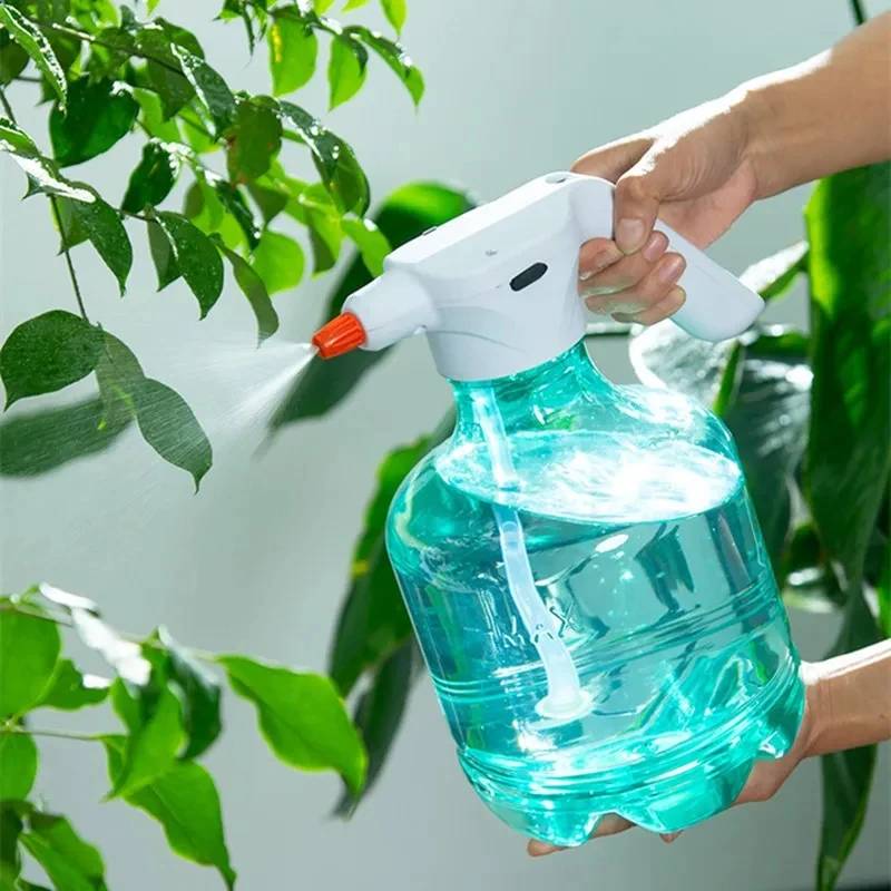 Electric Watering Kettle 3L – Type-C Rechargeable, 2 Spray Modes, Adjustable Nozzle, Cleaning & Disinfecting Sprayer for Garden