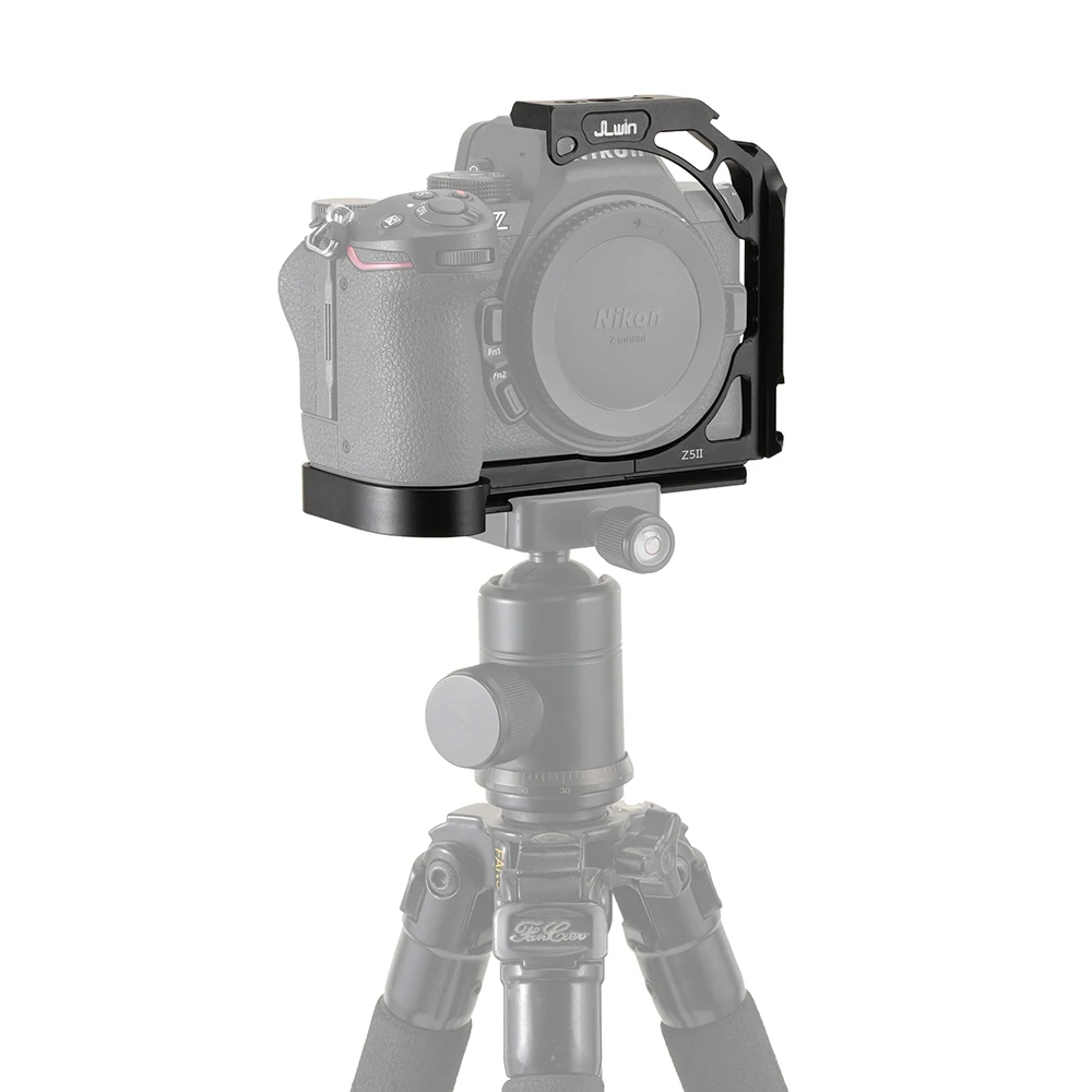 FOTGA Camera Cage For Nikon Z5 II Camera Frame Aluminum Alloy Camera Video Cage with Dual Cold Shoe Mount Numerous Replacement