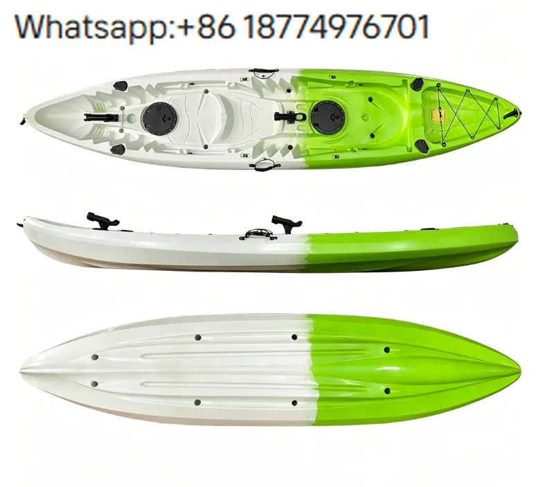 

Outdoors 3.85m 2-3 Seater Rotomolded HDPE Sit-On-Top Hard Shell Fishing Ka for Water Sports