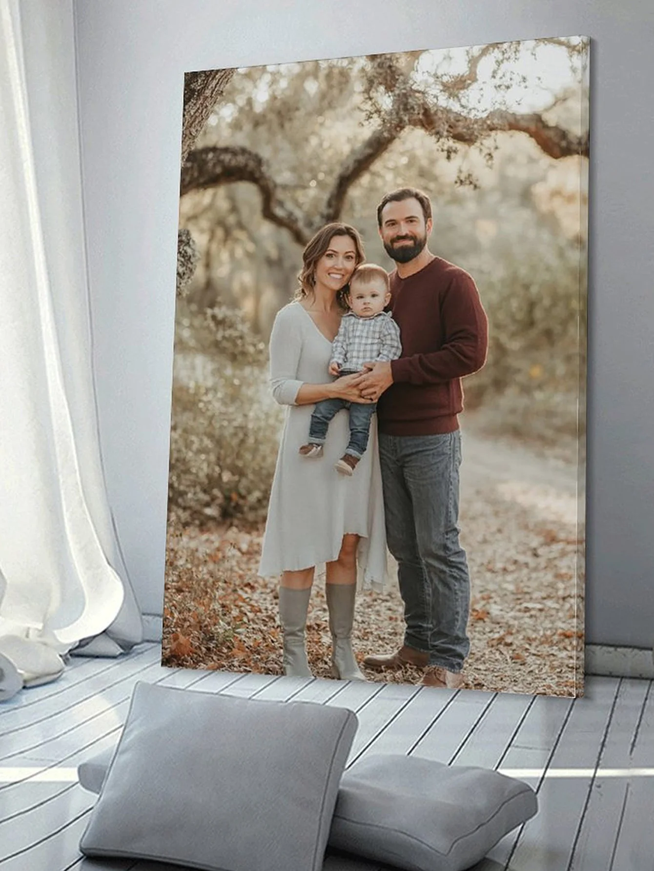 Customized Canvas (frameless only painting) Customize your pictures text Personalized wall paintings for home decoration gifts view 4