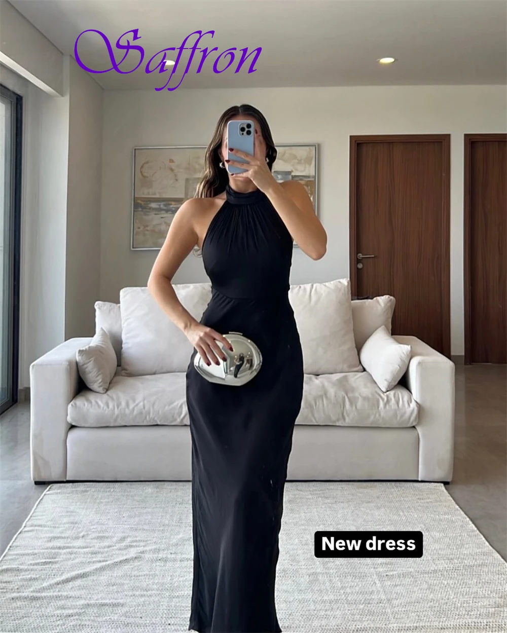 تخصيص مثير الأسود الرسن ألف خط أكمام مساء اللباس رائعة جيرسي فساتين لحضور الحفلات الموسيقية مزاجه عيد ميلاد حزب أثواب