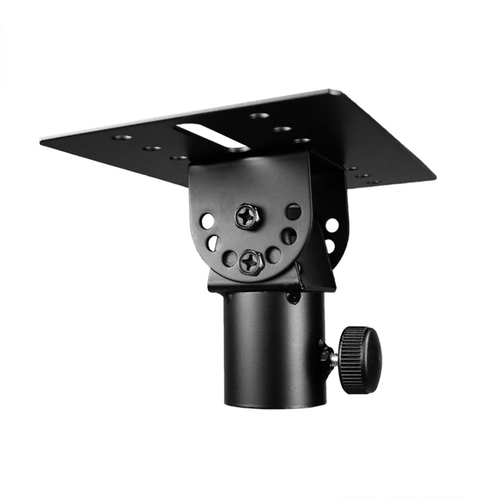 프로젝터 트레이 플랫폼 홀더 금속 마운트 삼각대 스피커 스탠드 어댑터 탑 캡 /90 °   각도 조절 가능한 삼각대 폴 마운트 어댑터