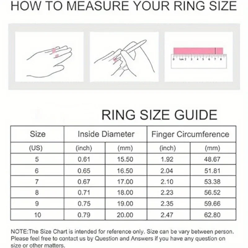 Chunky Rings For Women - Trendy Cubic Zirconia Stackable Rings