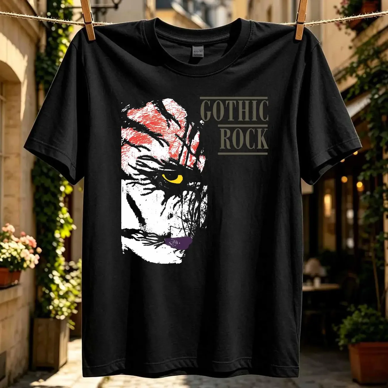 washed T Shirt Vintage 90s Gothic Rock Stigmata Martyr XL Bauhaus Christian Death vintage Washed graphic homme designer clothes
