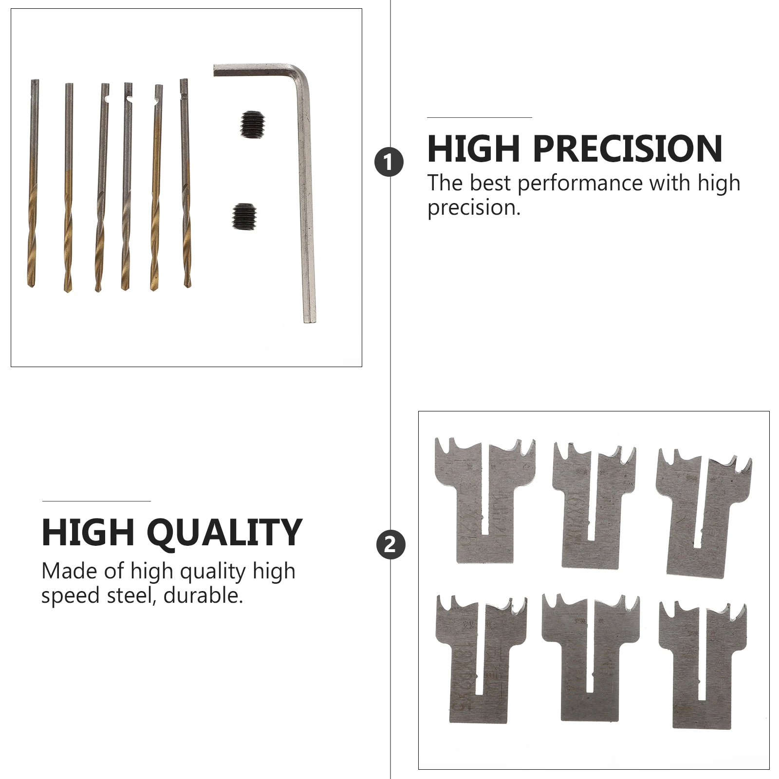 

Woodworking Tool Kit High Precision Drill Bit for DIY Ring Craftsman Beading Countersink Jewelry Set Safety Button Wooden