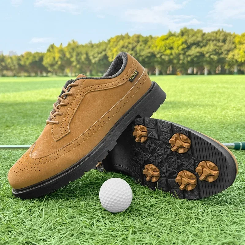 

2026 Men's Outdoor Lawn Golf Shoes Lightweight Wear-resistant Comfortable Training Shoes Large Size Multi-color Sports Shoes