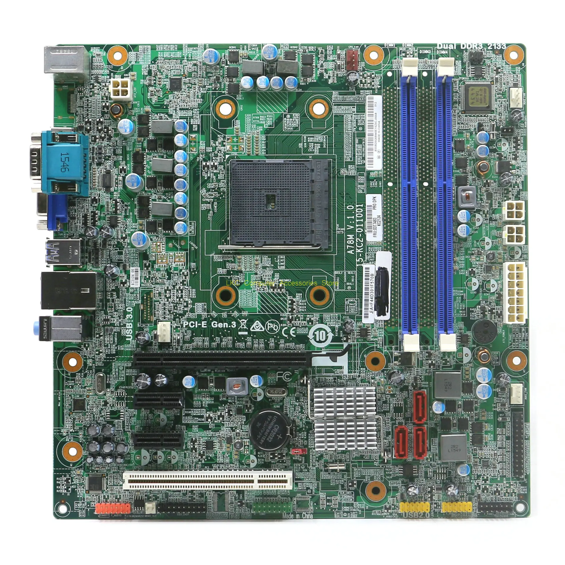 NEW For Lenovo Thinkcentre M79 Desktop Motherboard A78M V:1.0 SOCKET FM2b D3F3-LM2 V:1.0 03T7483 15-KC2-011001 mainboard