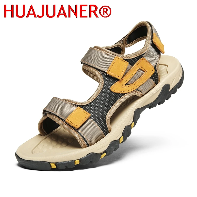 Big Size Summer Comfortable Outdoor Men's Sandals Lightweight Men Shoes For Male Casual Shoes Water Walking Soft Beach Sandals