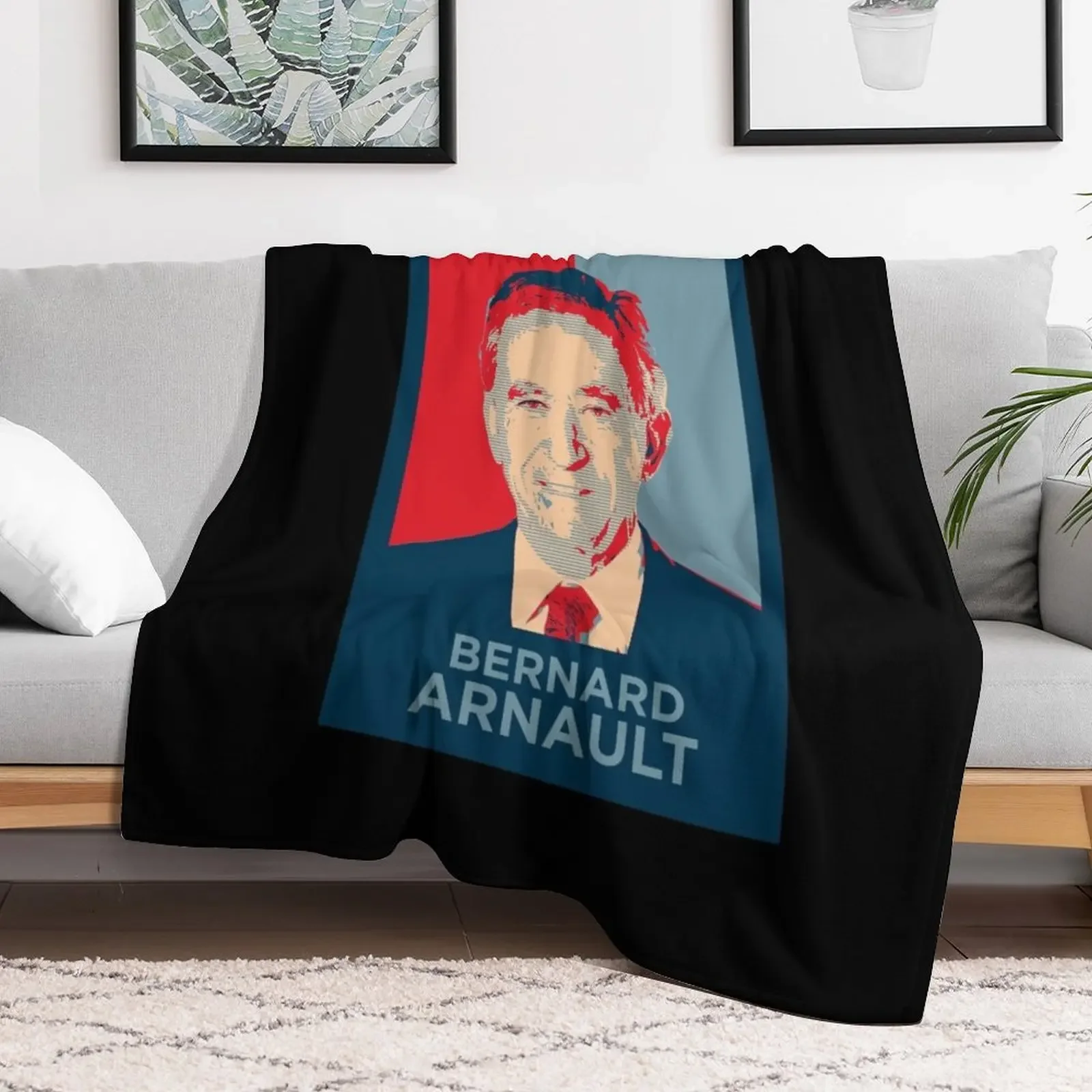 New Bernard Arnault Throw Blanket Fade Resistant Durable Throw Blanket