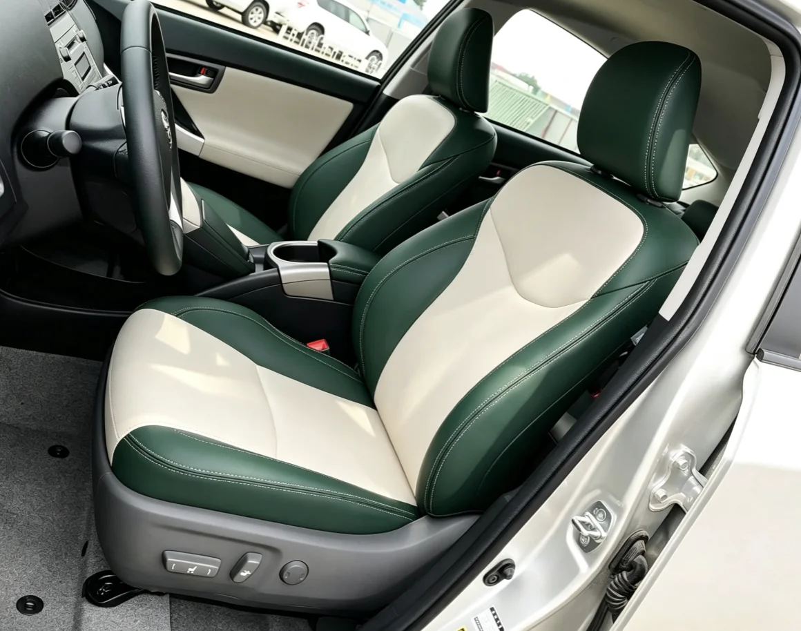 Für Alphard 30 2011~2017 Maßgefertigte Autositzbezüge Luxuriöses Nappaleder 100% Passgenau Innenraumzubehör 360 ° Vollständige Abdeckung – Detail 4